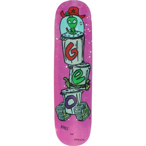 Warehouse Skateboards GEO Skateboards Sheriff Robbie Skateboard Deck - 7.75 x 31.5 with Mob Grip Perforated Black Griptape - Bundle of 2 Items