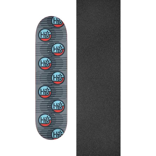  Warehouse Skateboards Habitat Skateboards Pod Contour Medium Skateboard Deck - 8 x 31.5 with Jessup Black Griptape - Bundle of 2 Items
