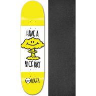 Warehouse Skateboards Roger Skateboards Have A Nice Day Skateboard Deck - 8 x 31.5 with Mob Grip Perforated Black Griptape - Bundle of 2 Items