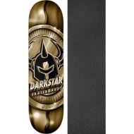 Warehouse Skateboards Darkstar Skateboards Anodize Gold Skateboard Deck - 8.25 x 30 with Mob Grip Perforated Black Griptape - Bundle of 2 Items