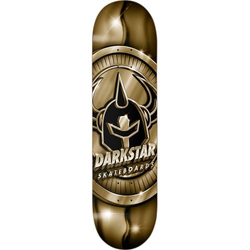  Warehouse Skateboards Darkstar Skateboards Anodize Gold Skateboard Deck - 8.25 x 30 with Mob Grip Perforated Black Griptape - Bundle of 2 Items
