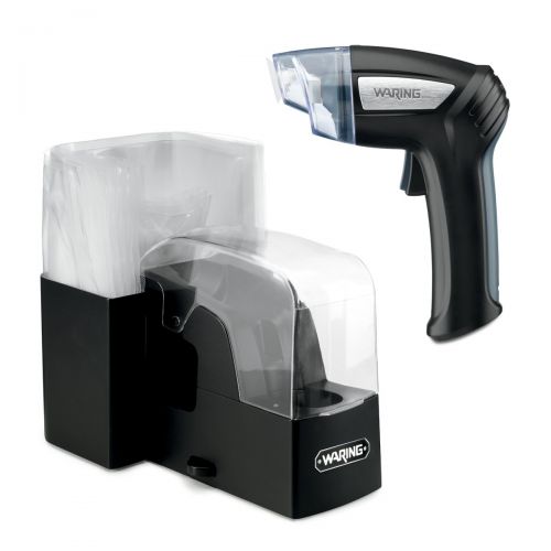  Waring Commercial Pistol Vacuum Sealing System, 8.2 x 5 x 8.2 inches, Black