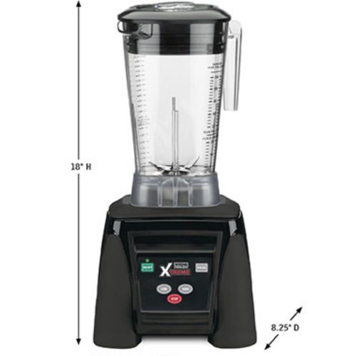  Waring Commercial MX1050XTX 3.5 HP Blender with Electronic Keypad Controls, Pulse Feature and a 64 oz. BPA Free Copolyester Container, 120V, 5-15 Phase Plug