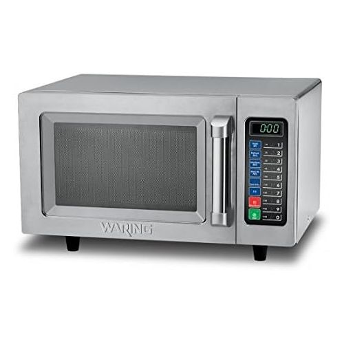  Waring Commercial WMO90 Medium Duty 0.9 cu. ft. Commercial Microwave, Steel
