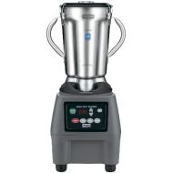 Waring CB15T Blender with Timer, Stainless Steel Container, 120V, 4 L Capacity, 26 Height, 15 Amps