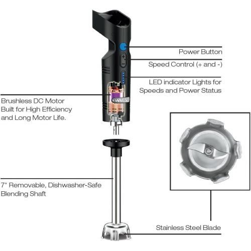  Waring Commercial WSB38X Cordless Immersion Blender