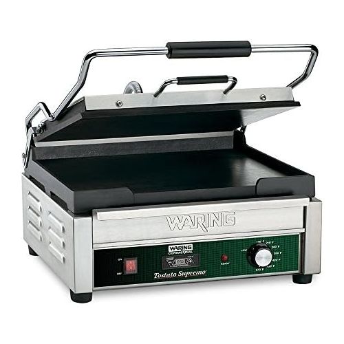  Waring Commercial WFG250T Grooved Flat Grill with Timer, 120-volt