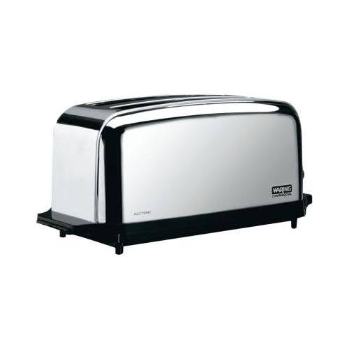  Waring WCT704 Light Duty 120V Extra Long Two-Slot 4 Slice Toaster