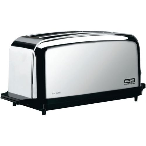  Waring WCT704 Light Duty 120V Extra Long Two-Slot 4 Slice Toaster