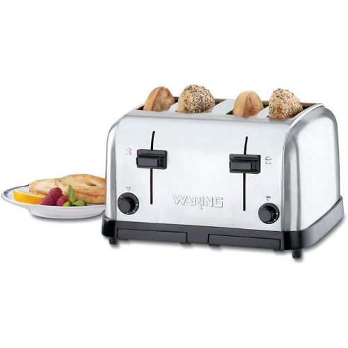  Waring Commercial WCT708 120V Medium-Duty 4-Slot Toaster