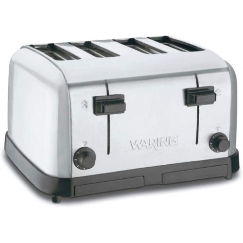  Waring Commercial WCT708 120V Medium-Duty 4-Slot Toaster