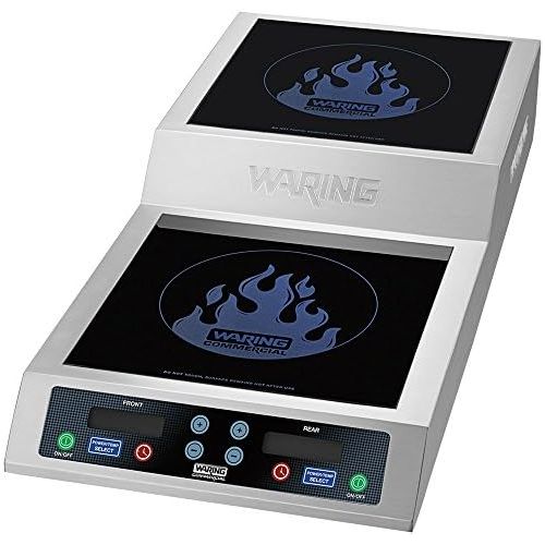  Waring Commercial WIH800 double Induction Range, Silver