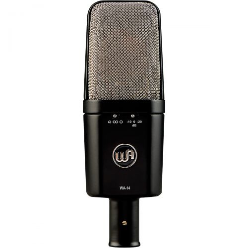  Warm Audio},description:The WA-14 Large Diaphragm Brass Capsule Condenser Microphone is based on a classic condenser microphone from the 70s that has been used on countless hit rec