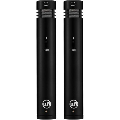  Warm Audio WA-84 Stereo Pair - Black, XLR Microphone, Condenser