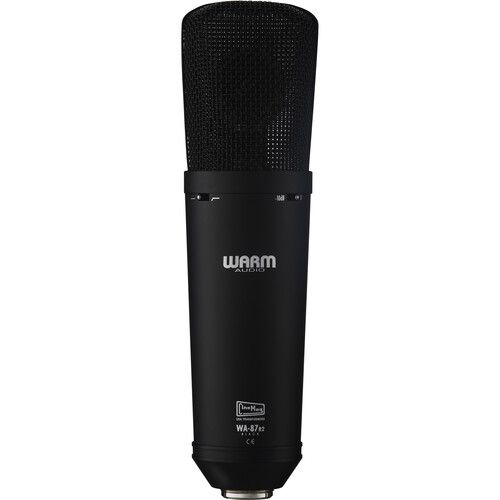  Warm Audio WA-87 R2 Large-Diaphragm Multipattern Condenser Microphone (Black)