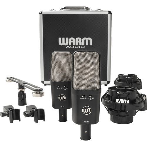  Warm Audio WA-14SP Large-Diaphragm Multipattern Condenser Microphone (Stereo Pair)