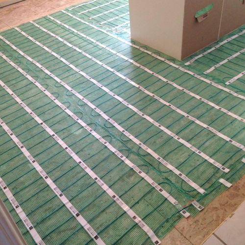  WarmlyYours TempZone Electric Radiant Roll, Easy Floor Heating System Installation, 240V, 156 sq. ft