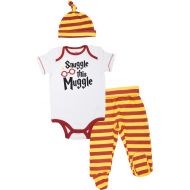 Warner Bros Harry Potter Baby Boys Layette Clothing Set Bodysuit Pants with Footies & Hat