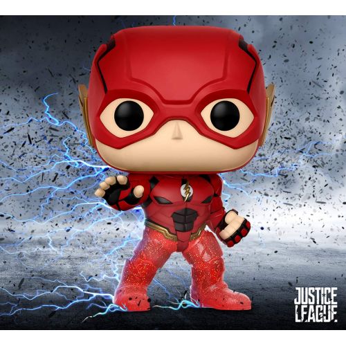  Warp Gadgets Bundle - Funko Pop! Movies: DC Justice League - Batman, Flash (SDCC 20118 Exclusive), Wonder Woman and Superman Collectible Vinyl Figure (4 Items)