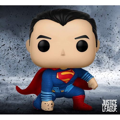  Warp Gadgets Bundle - Funko Pop! Movies: DC Justice League - Batman, Flash (SDCC 20118 Exclusive), Wonder Woman and Superman Collectible Vinyl Figure (4 Items)