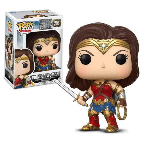  Warp Gadgets Bundle - Funko Pop! Movies: DC Justice League - Wonder Woman and Superman Collectible Vinyl Figure (2 Items)