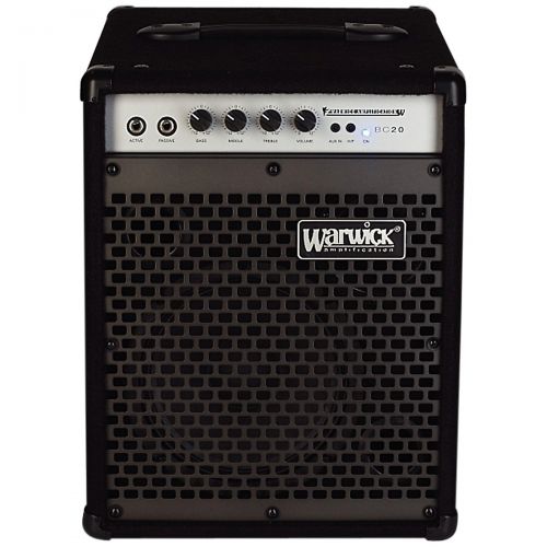  Warwick},description:The Warwick BC20 20W 1x8 is a great option for bassists looking for a first amp or a great-sounding alternative for bedroom or backstage practice. It features