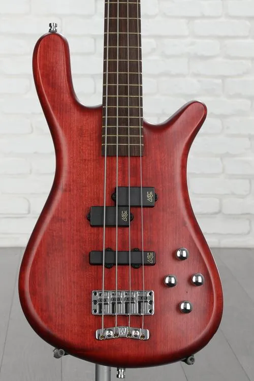 Warwick Pro Series Streamer LX Electric Bass Guitar - Burgundy Red