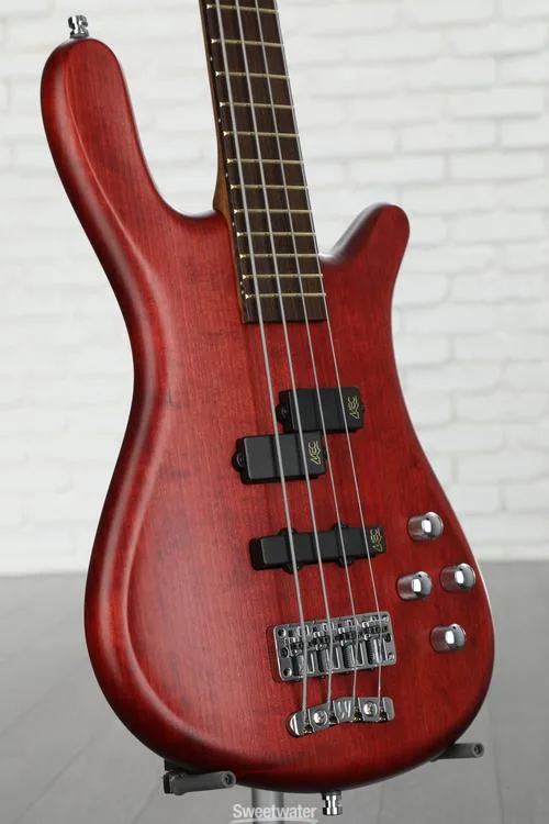  Warwick Pro Series Streamer LX Electric Bass Guitar - Burgundy Red