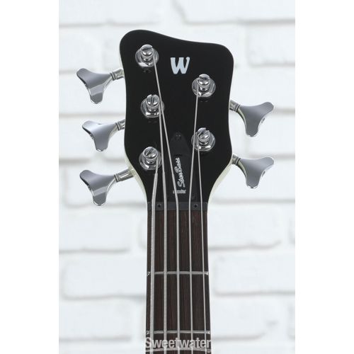  Warwick RockBass Star Bass 5-string Hollowbody Electric Bass - Solid Creme White