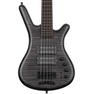 Warwick Masterbuilt Corvette $$ 5-string Electric Bass Guitar - Nirvana Black Transparent Satin