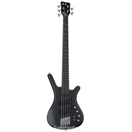  Warwick RockBass Corvette Multiscale 5-string Bass Guitar - Black