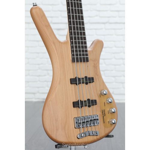  Warwick RockBass Corvette Basic 5-string Bass Guitar - Natural