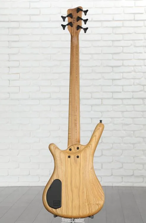  Warwick Pro Series Corvette $$ Limited-edition 2023 Electric Fretless 5-string Bass Guitar - Natural Marbled Ebony