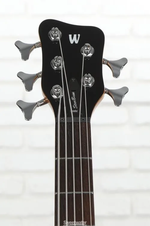  Warwick RockBass Star Bass 5-string Hollowbody Electric Bass - Metallic Gold