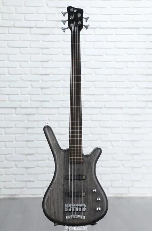  Warwick Pro Series Corvette Standard 5-string Bass Guitar - Nirvana Black