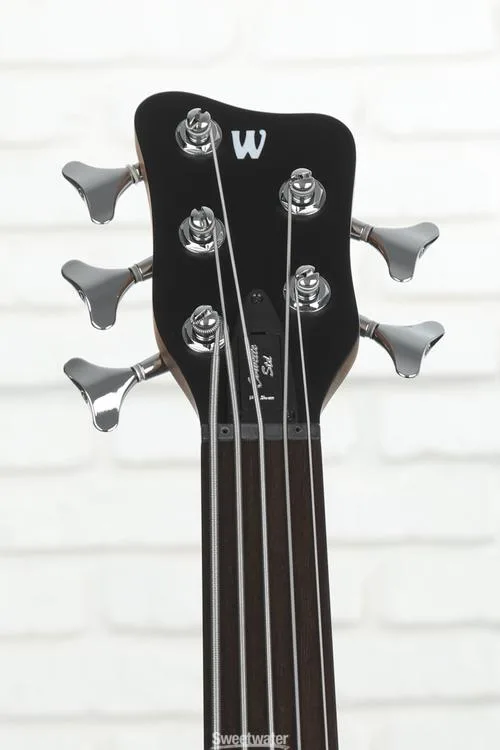  Warwick Pro Series Corvette Standard 5-string Bass Guitar - Natural Bubinga with Ebony Fingerboard