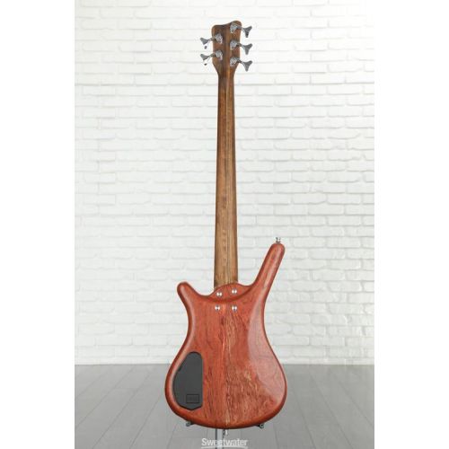  Warwick Pro Series Corvette Standard 5-string Bass Guitar - Natural Bubinga with Ebony Fingerboard