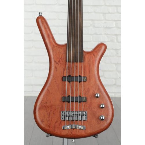  Warwick Pro Series Corvette Standard 5-string Bass Guitar - Natural Bubinga with Ebony Fingerboard