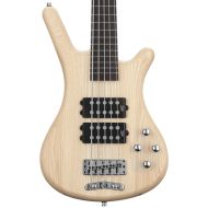 Warwick RockBass Corvette $$ 5-string Electric Bass Guitar - Natural Transparent Satin