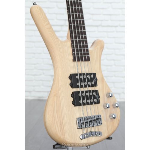  Warwick RockBass Corvette $$ 5-string Electric Bass Guitar - Natural Transparent Satin