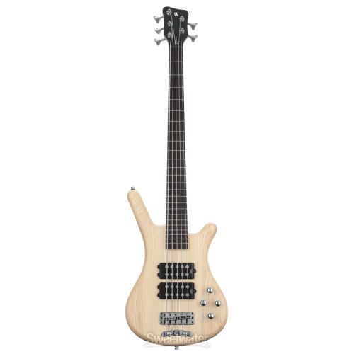  Warwick RockBass Corvette $$ 5-string Electric Bass Guitar - Natural Transparent Satin