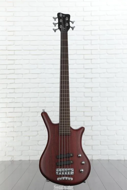  Warwick Pro Series Thumb BO 5-string Bass - Burgundy Red Transparent Satin