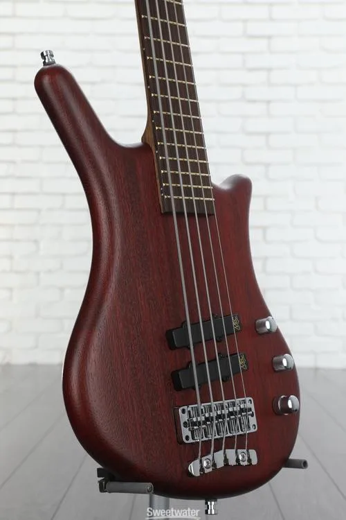  Warwick Pro Series Thumb BO 5-string Bass - Burgundy Red Transparent Satin