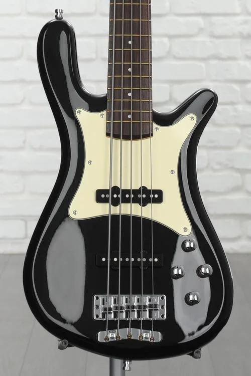 Warwick Pro Series 5 Streamer CV Electric Bass Guitar - Black