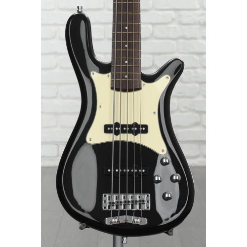  Warwick Pro Series 5 Streamer CV Electric Bass Guitar - Black