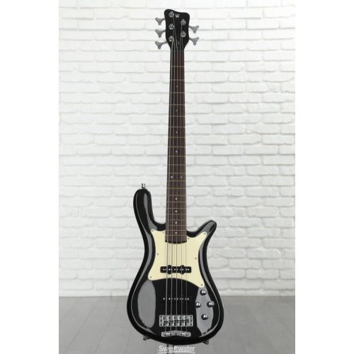  Warwick Pro Series 5 Streamer CV Electric Bass Guitar - Black