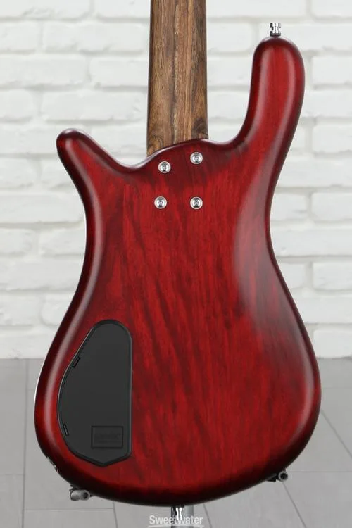  Warwick Pro Series 5 Streamer LX Electric Bass Guitar - Burgundy Red