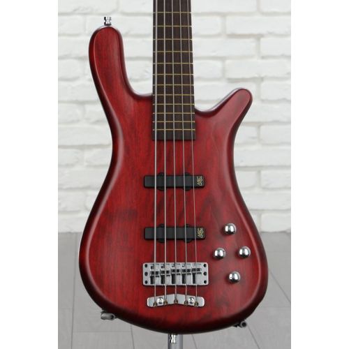  Warwick Pro Series 5 Streamer LX Electric Bass Guitar - Burgundy Red