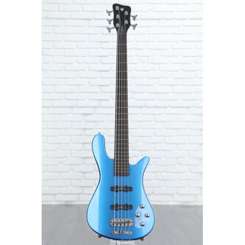  Warwick Rockbass Streamer 5 LX Electric Bass Guitar - Metallic Blue