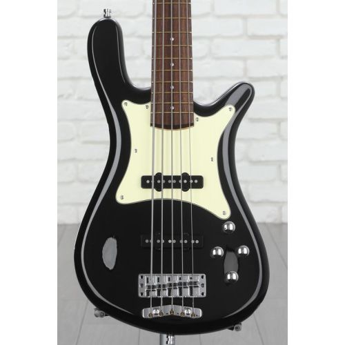  Warwick Pro Series 5 Streamer CV Electric Bass Guitar - Black Demo